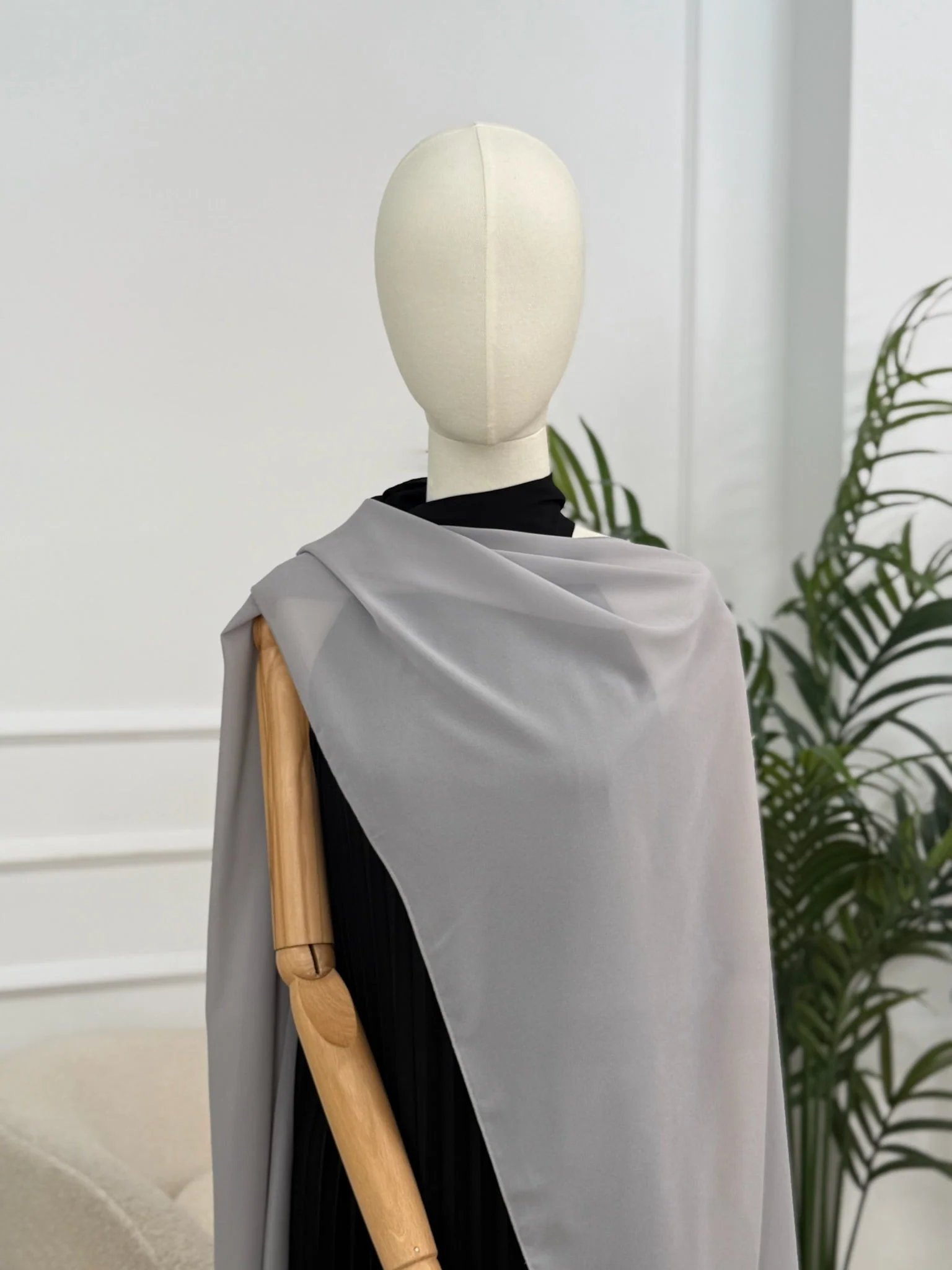 Chal de gasa Gris Perla | Chap - Image 3