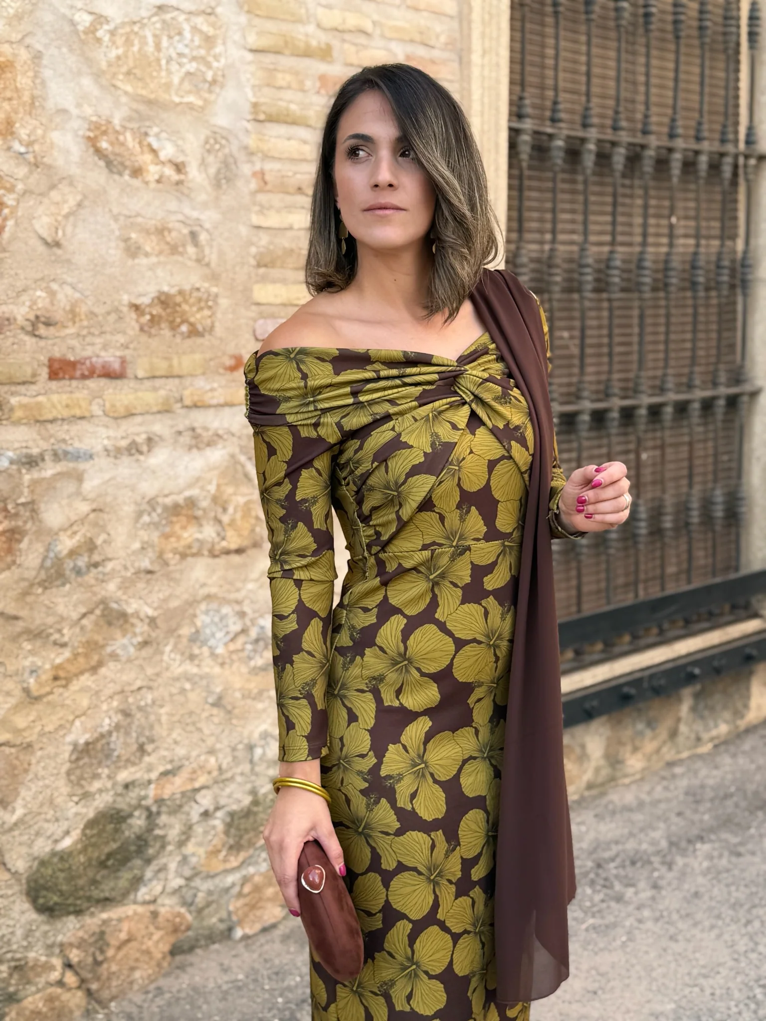 Chal de gasa Marrón | Chap - Image 3