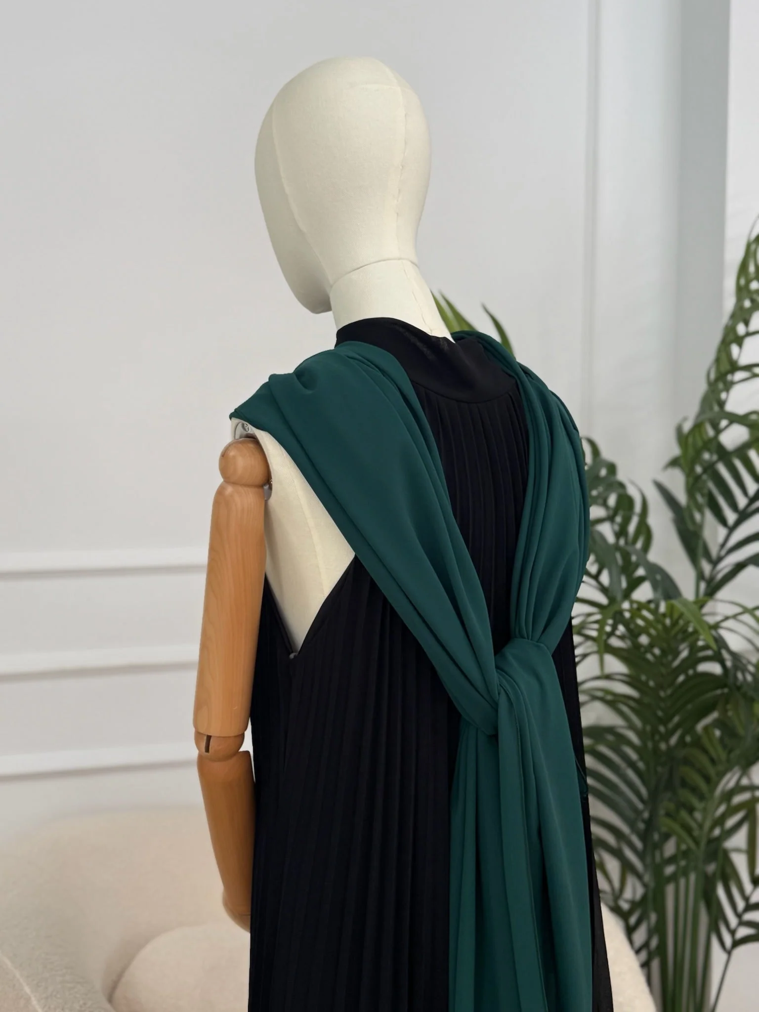 Chal de gasa Verde Esmeralda | Chap - Image 4
