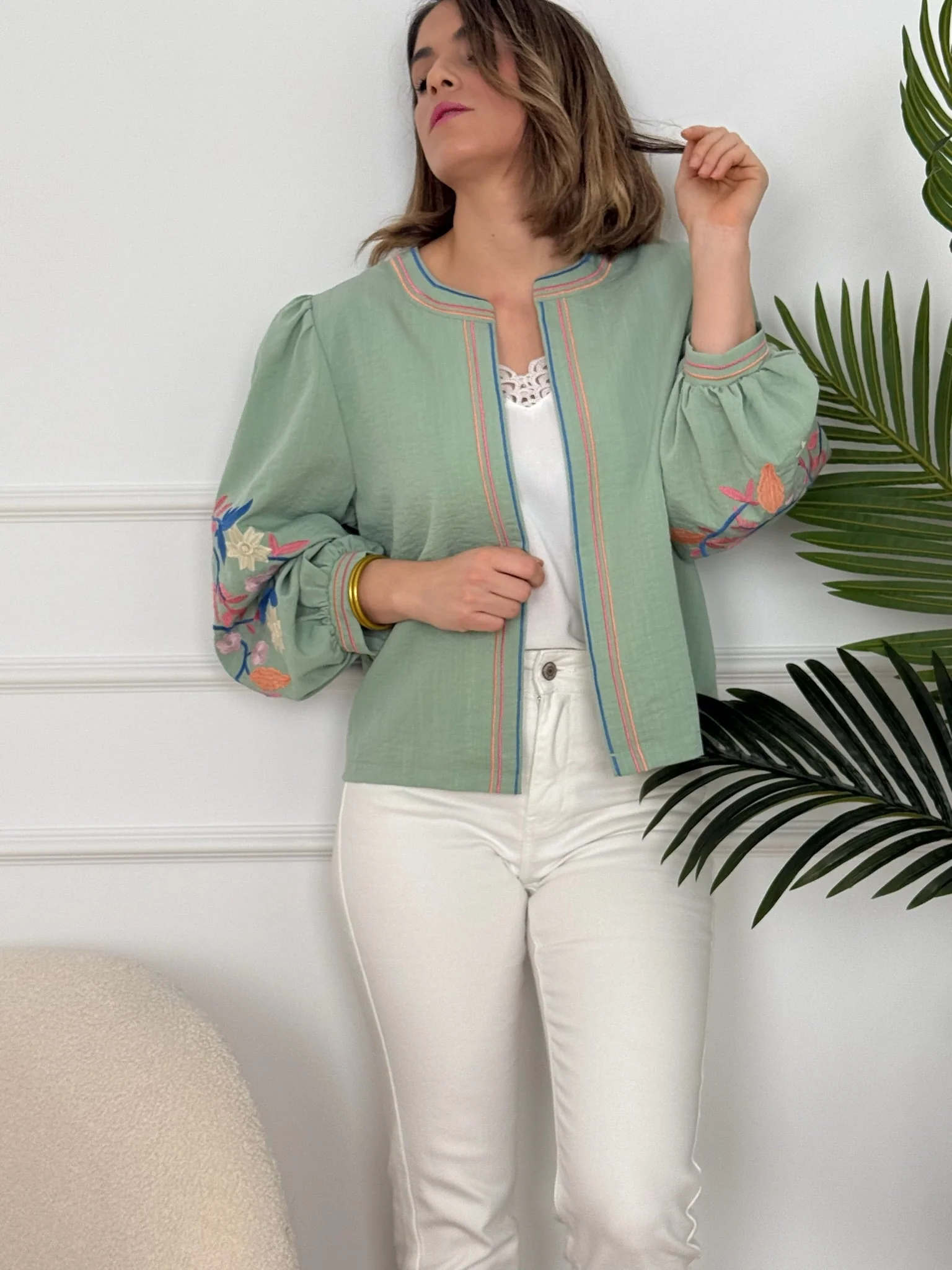 Chaqueta verde| Viktora - Image 5