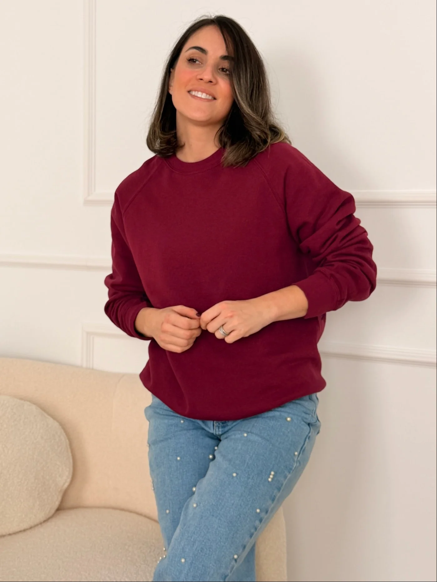 Sudadera Burgundy | Tabu - Image 2