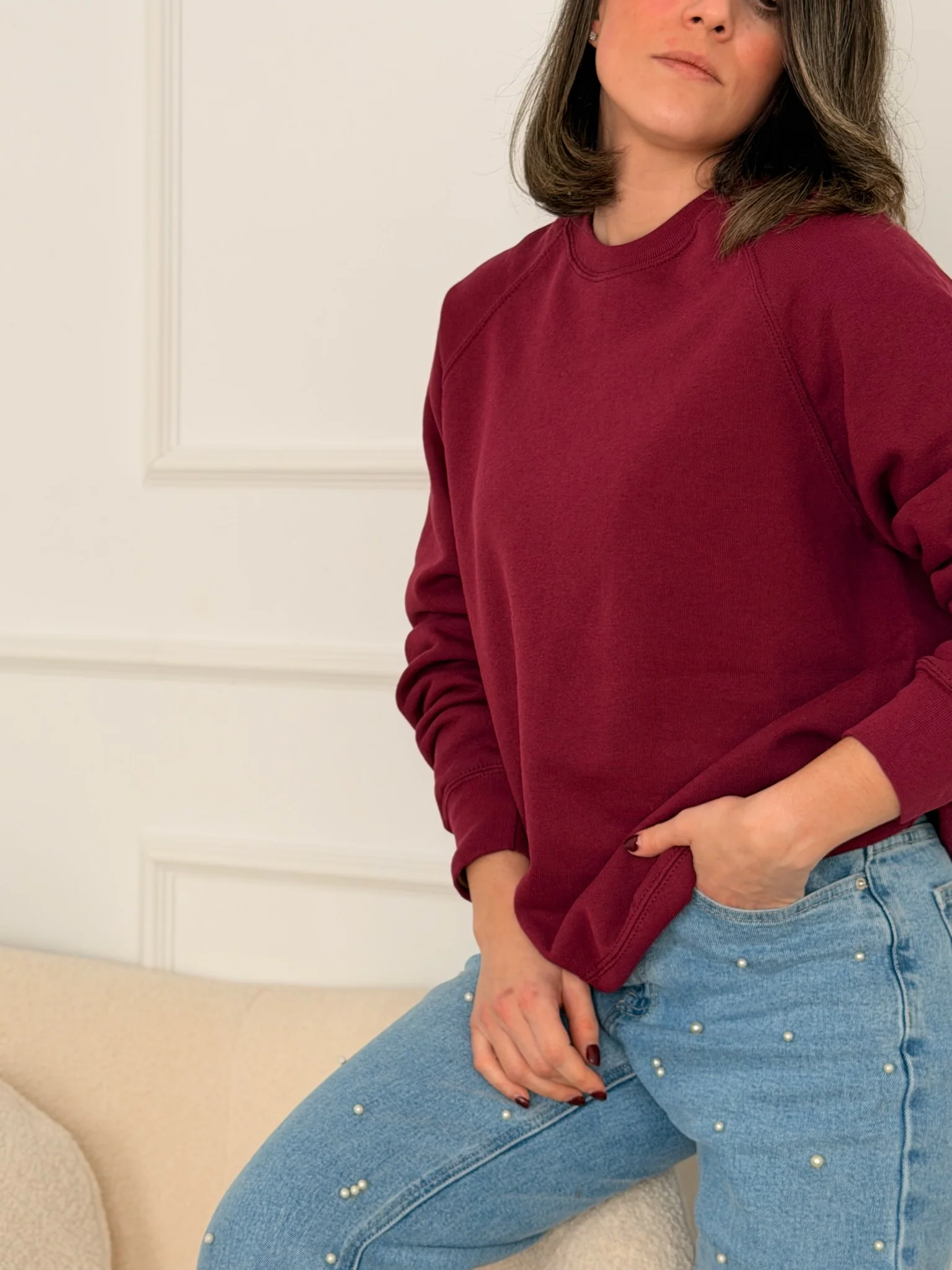 Sudadera Burgundy | Tabu - Image 3