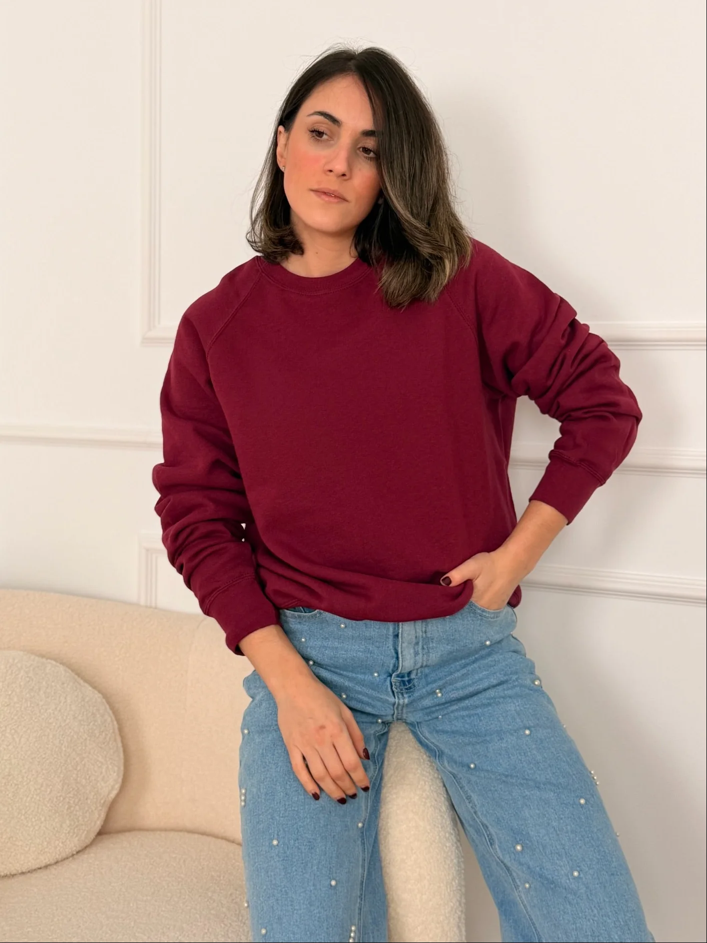 Sudadera Burgundy | Tabu - Image 4