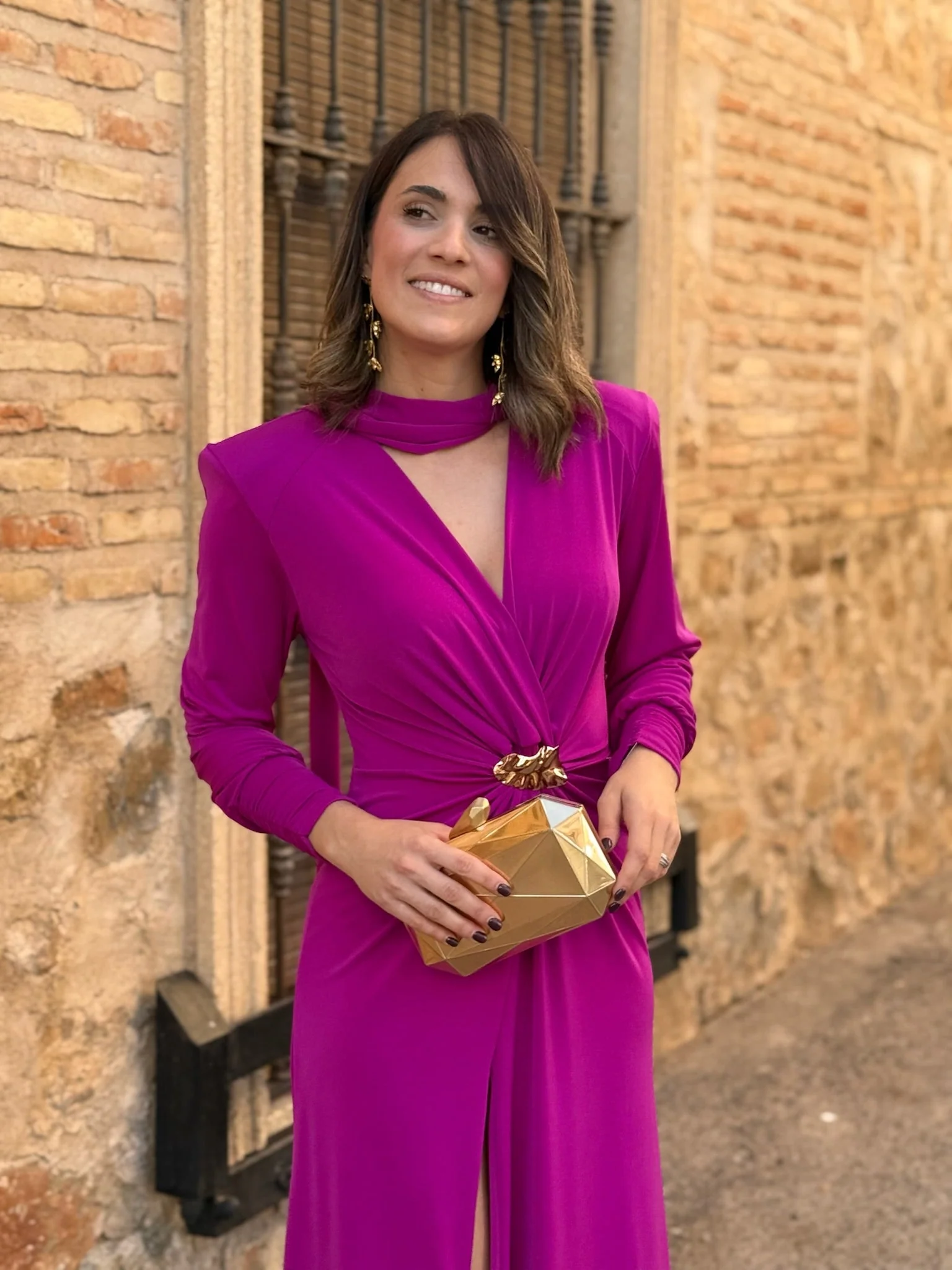 Vestido con Broche Buganvilla | Tessa - Image 4