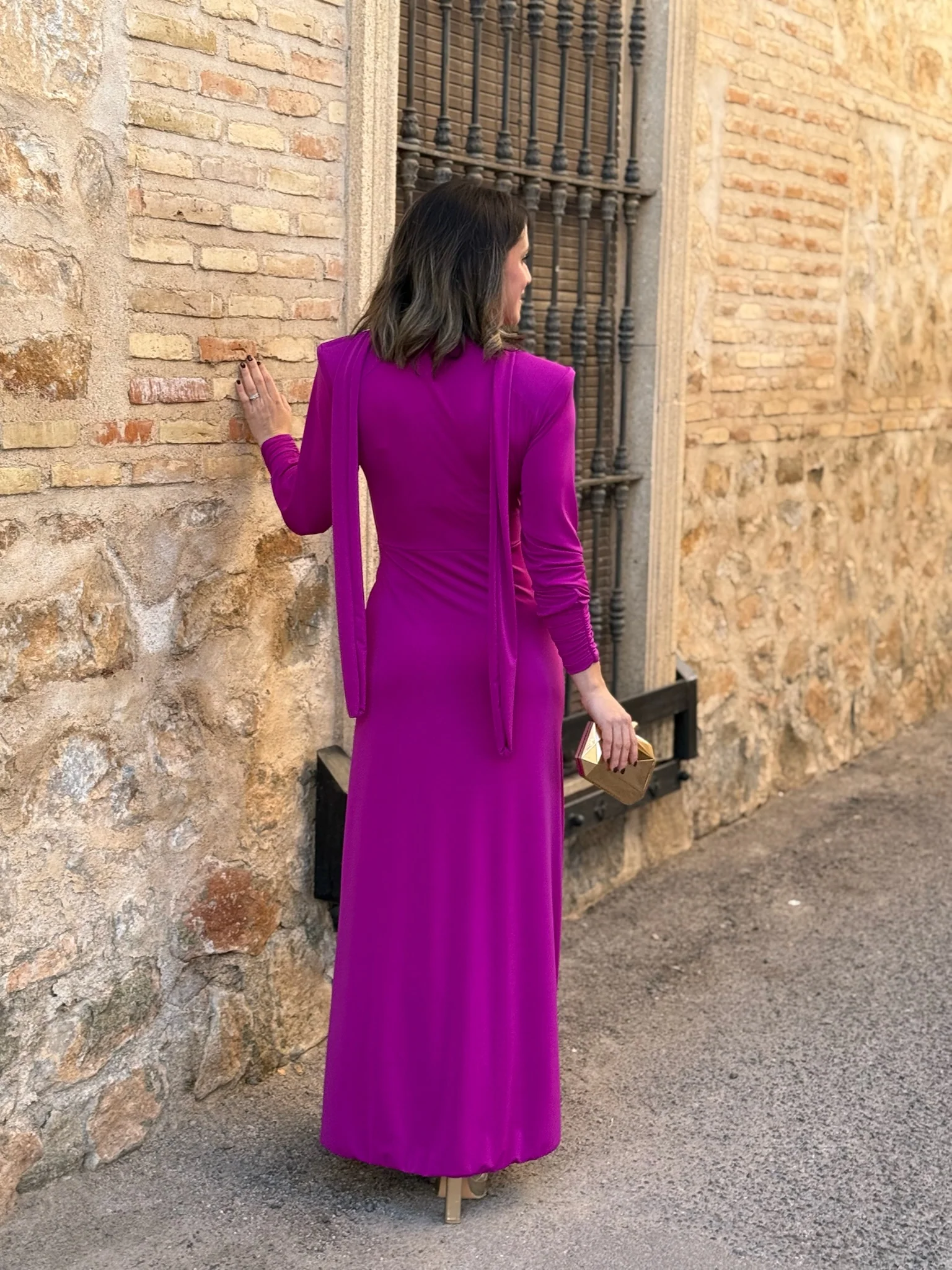 Vestido con Broche Buganvilla | Tessa - Image 6