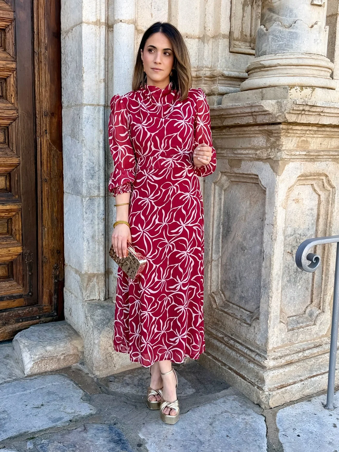 Vestido gasa estampado | Olinda - Image 2