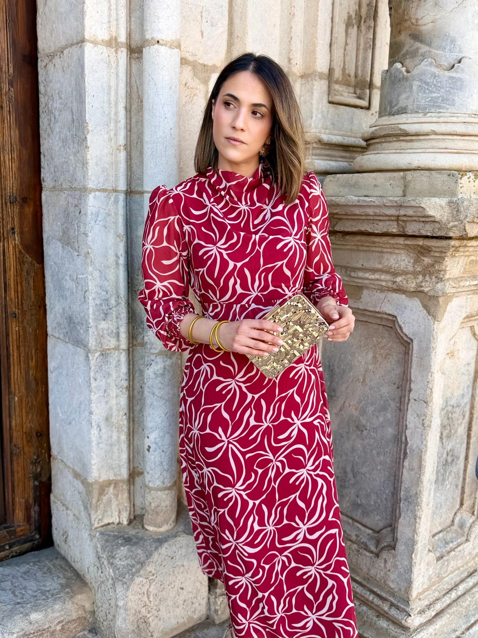 Vestido gasa estampado | Olinda - Image 3