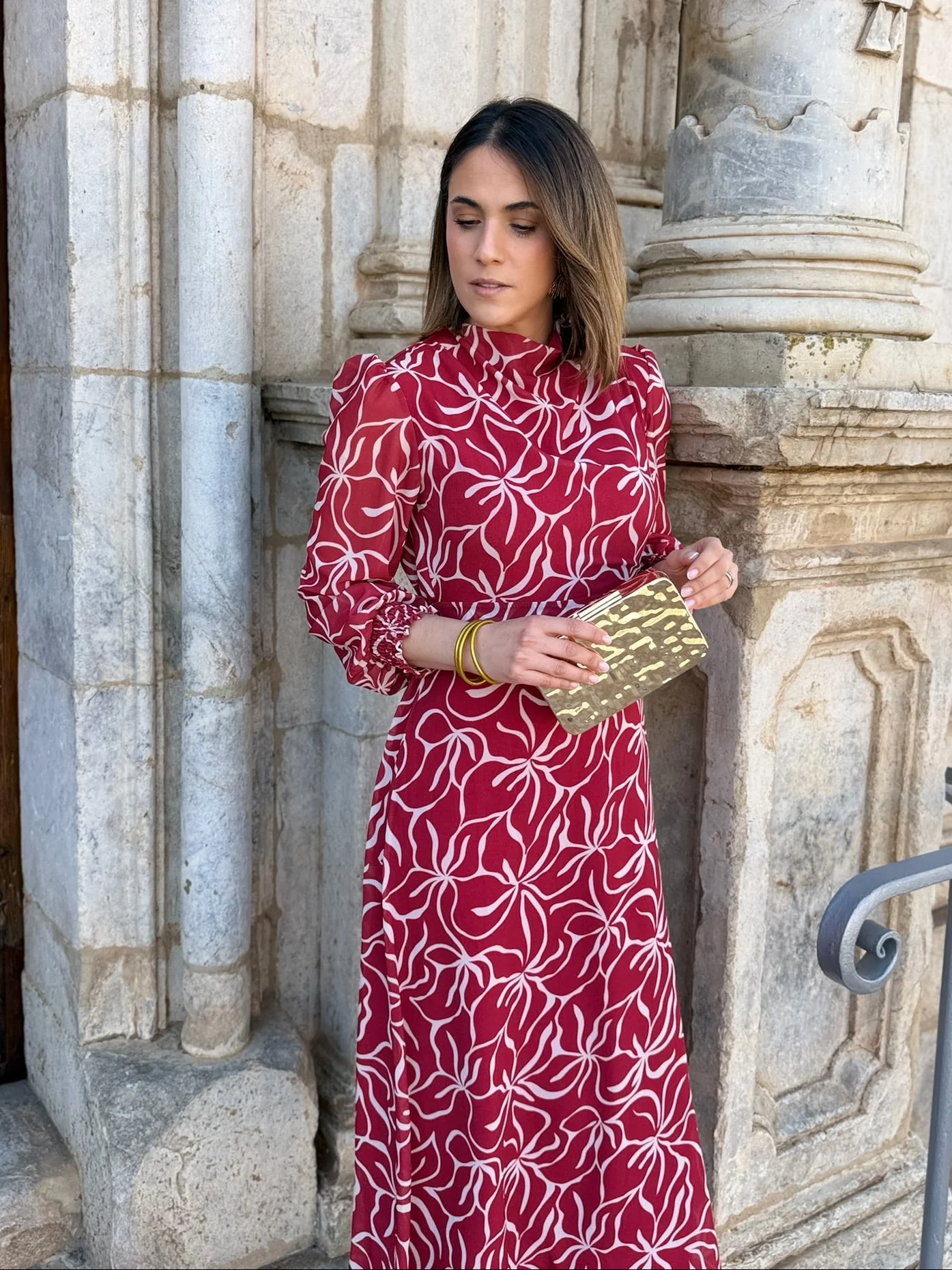 Vestido gasa estampado | Olinda - Image 4