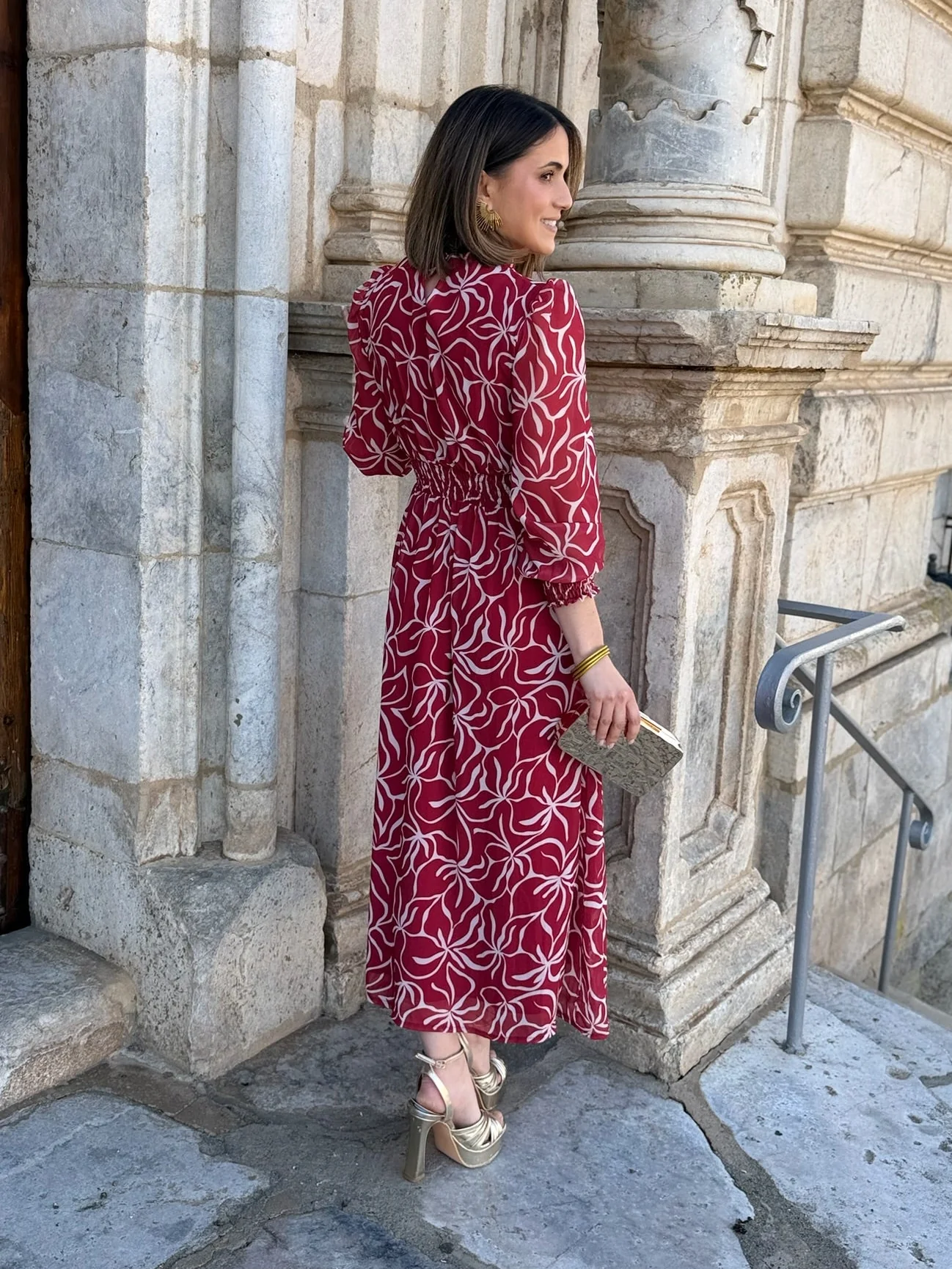 Vestido gasa estampado | Olinda - Image 6