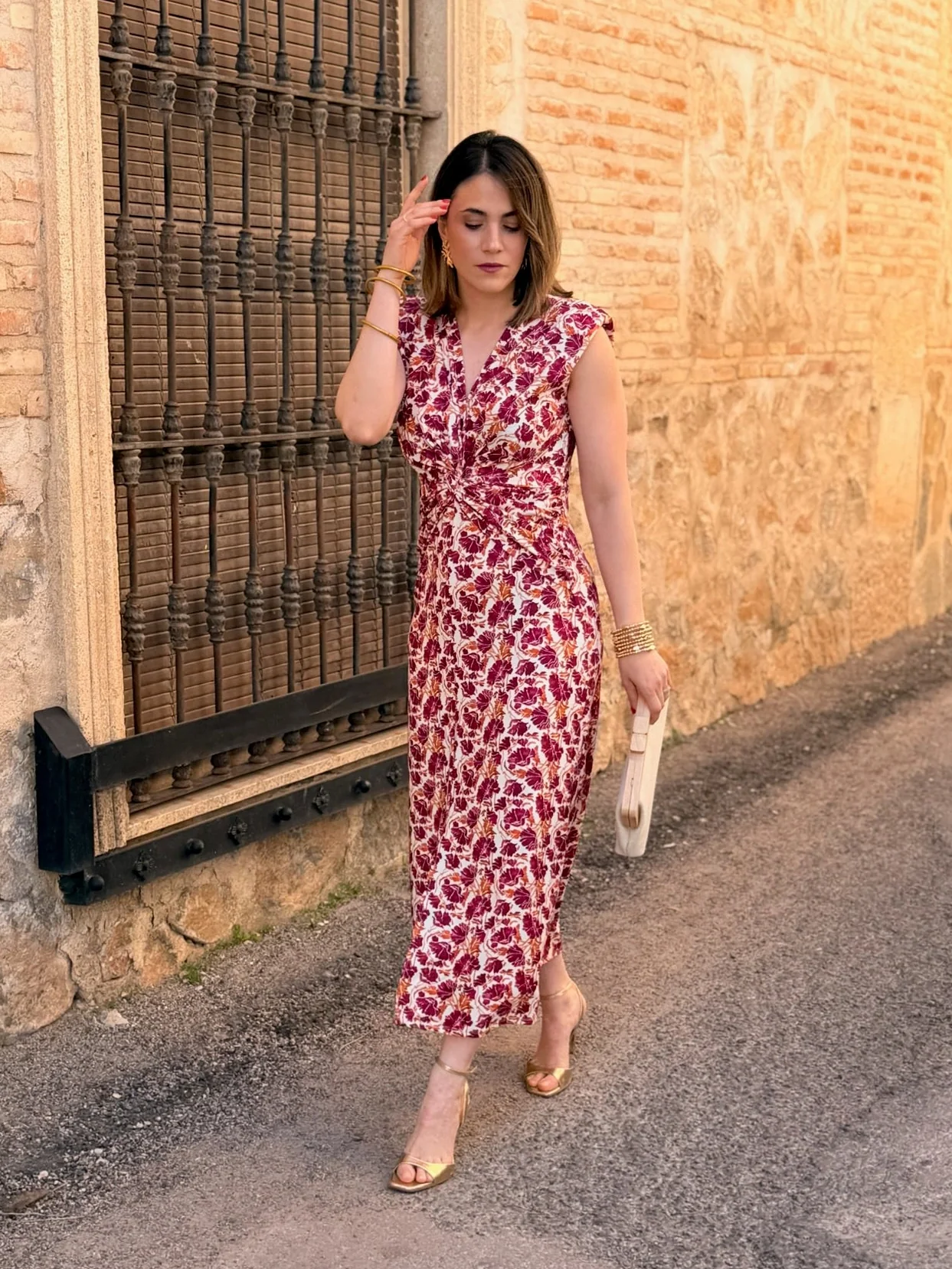 Vestido midi estampado | Alira - Image 4
