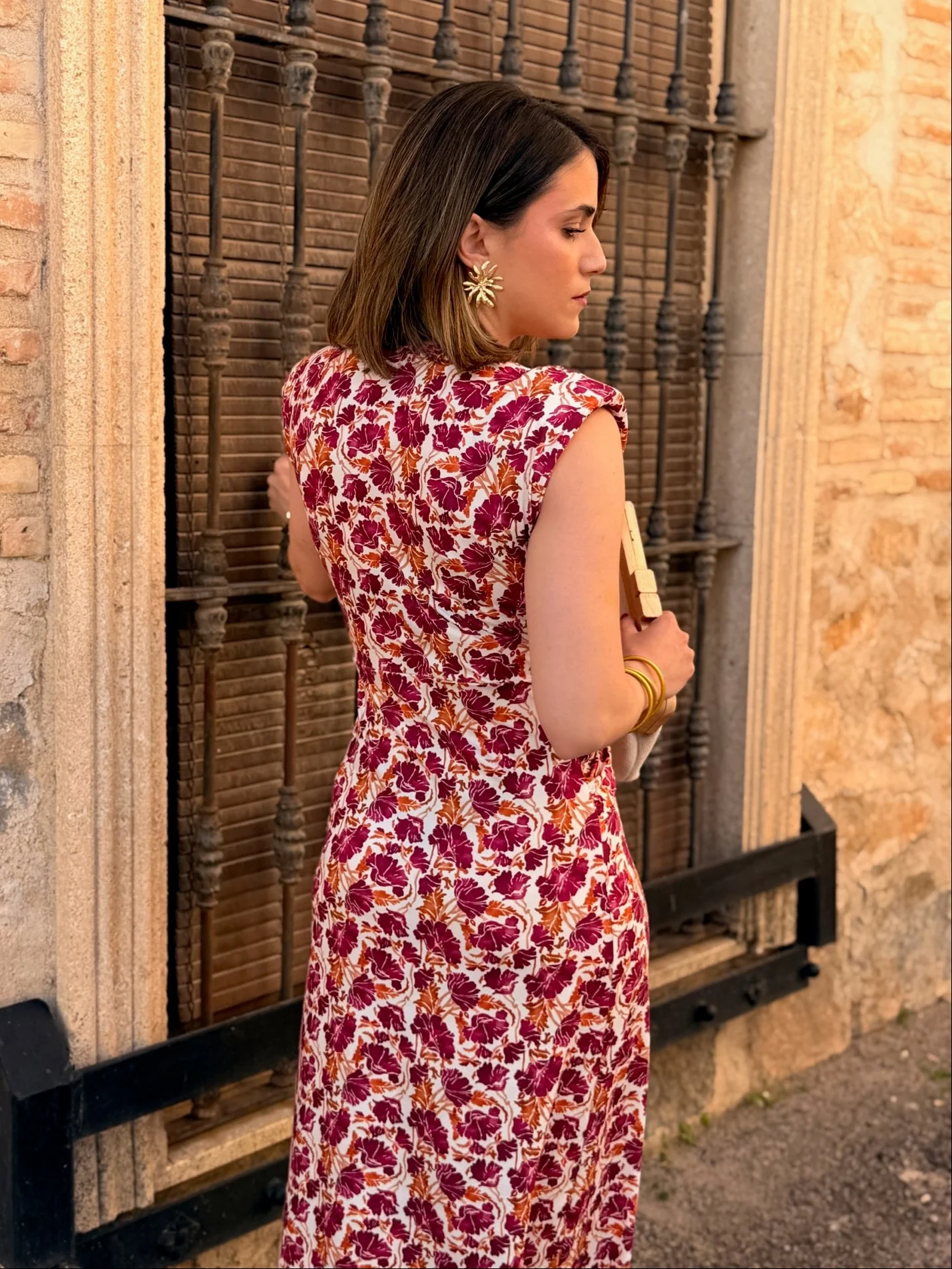 Vestido midi estampado | Alira - Image 8