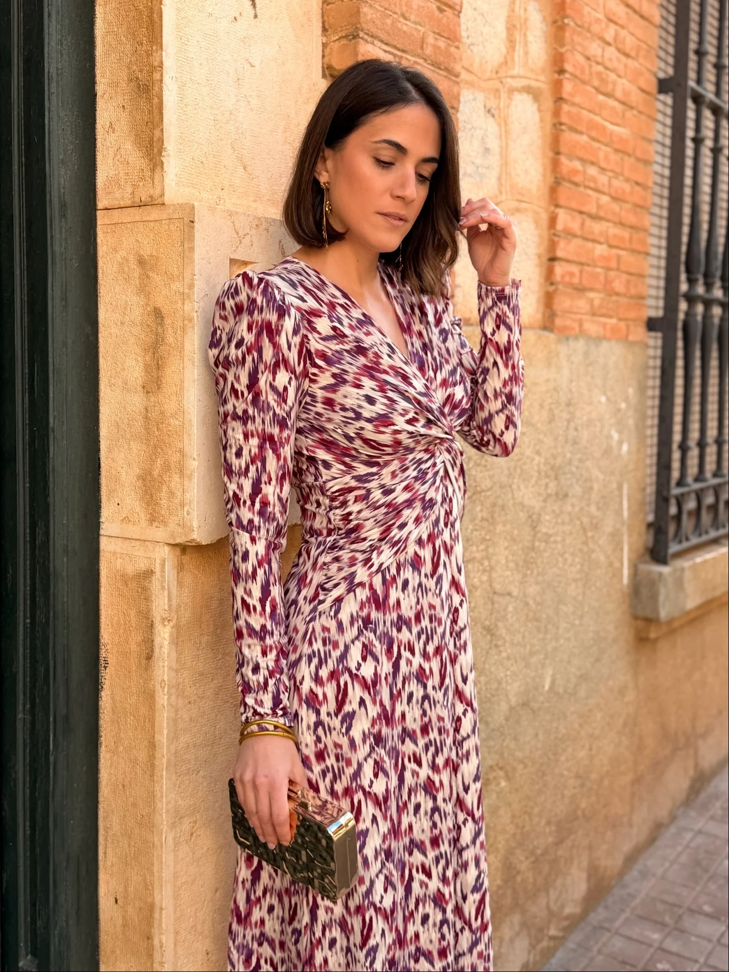 Vestido midi estampado |  Casilda - Image 5