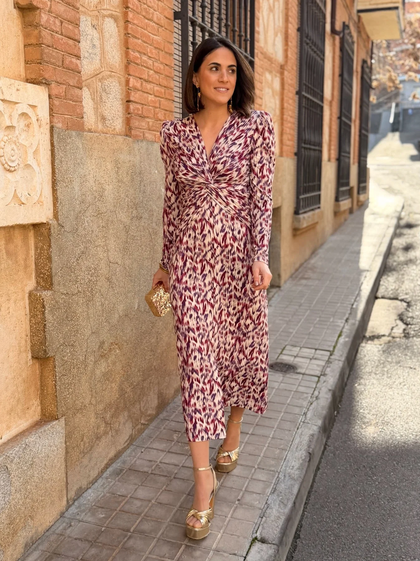 Vestido midi estampado |  Casilda - Image 7