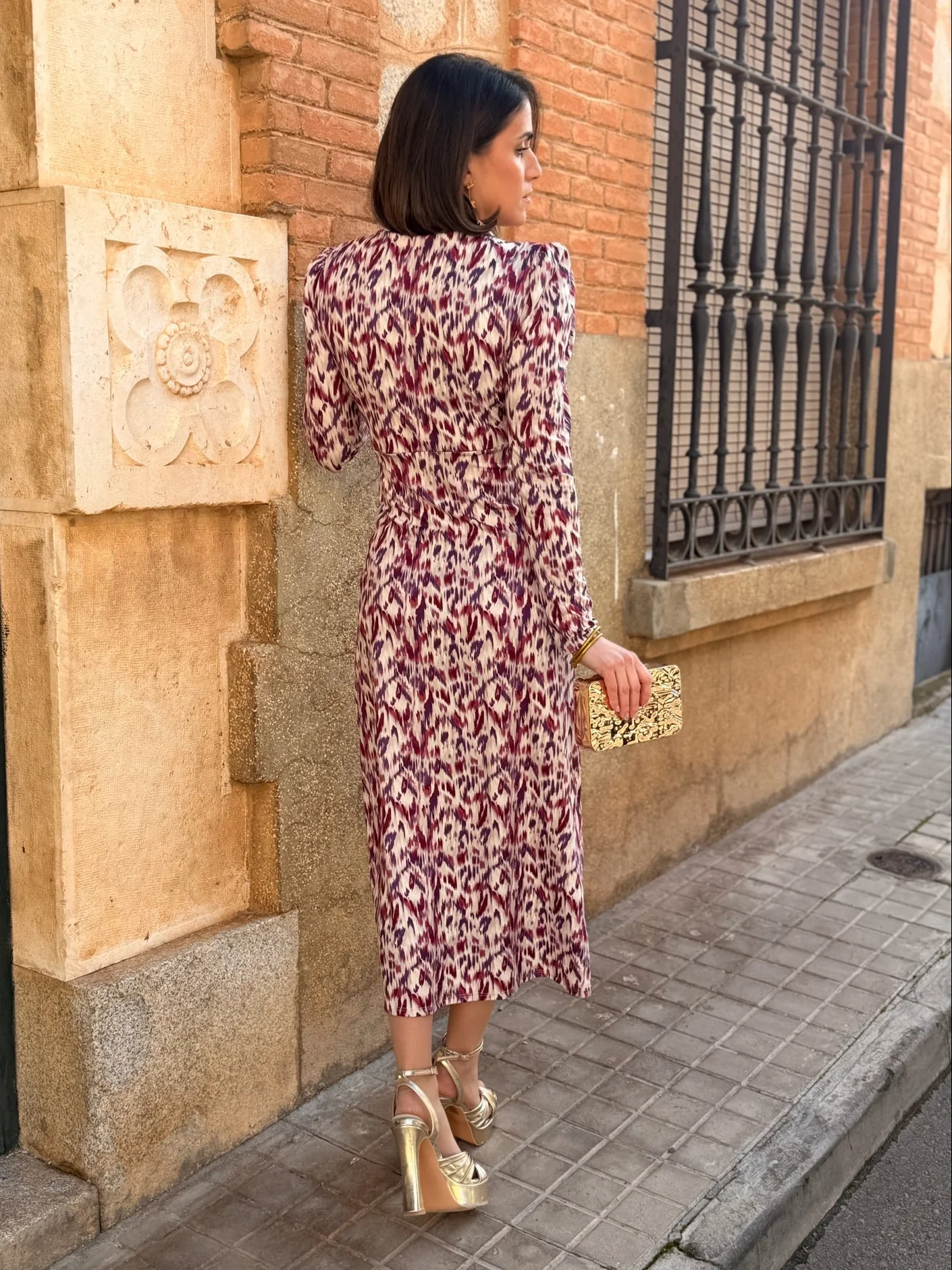 Vestido midi estampado |  Casilda - Image 8