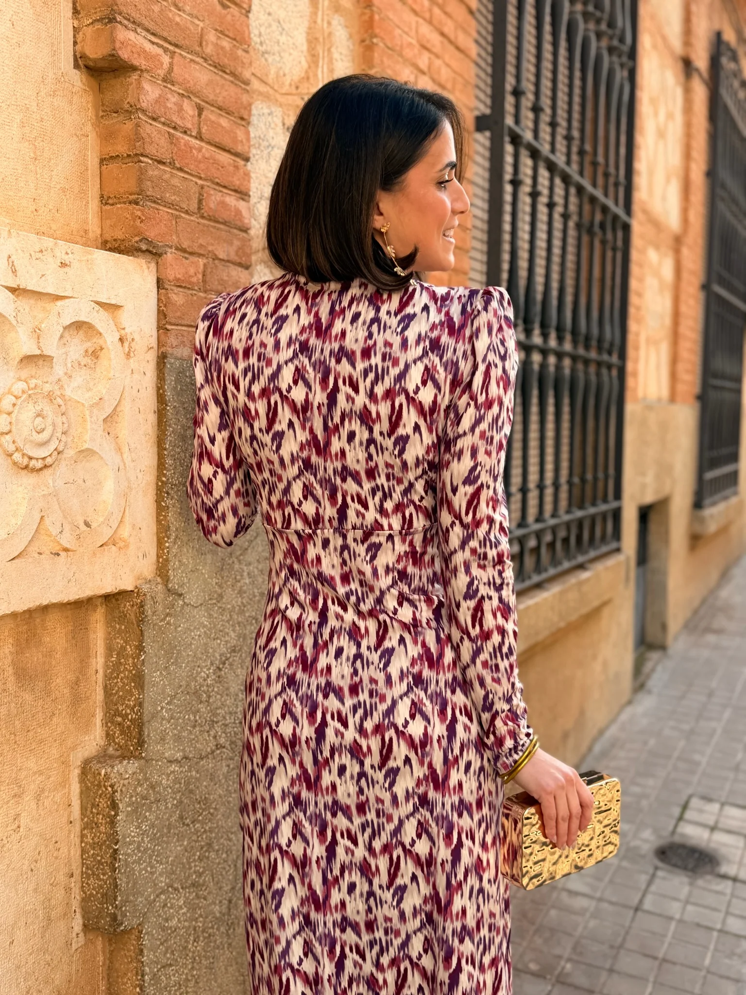 Vestido midi estampado |  Casilda - Image 9
