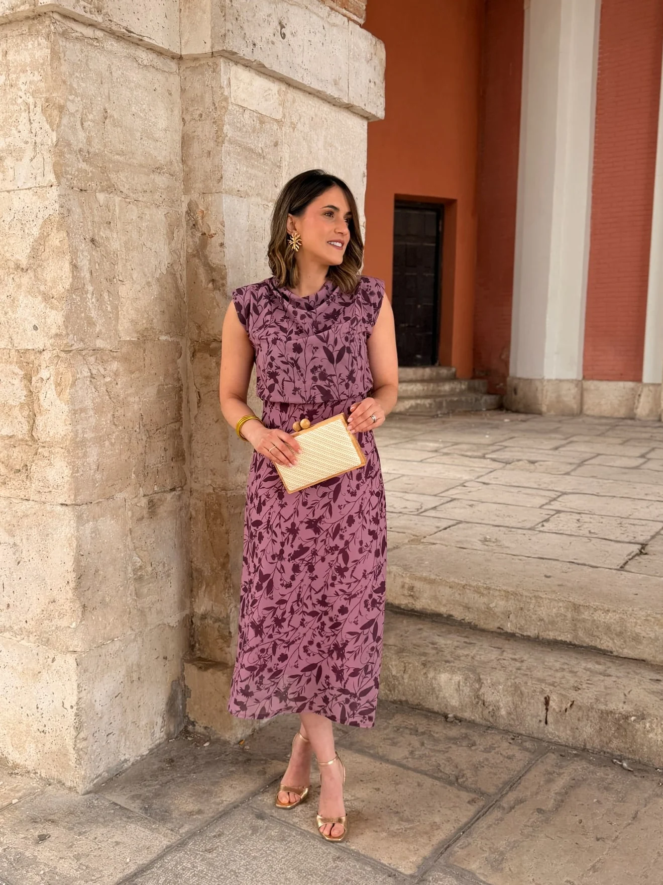Vestido midi malva | Daria - Image 6