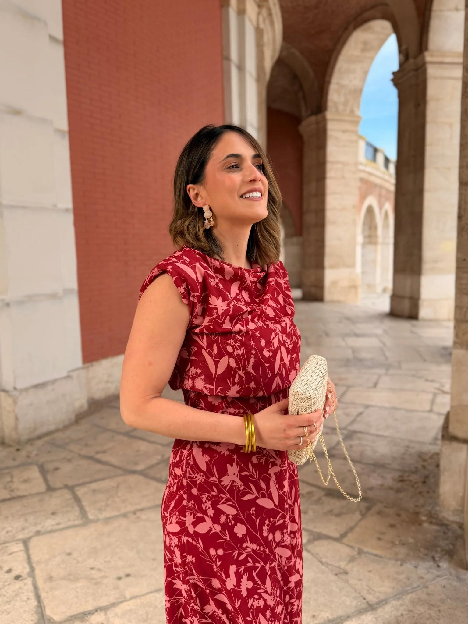 Vestido midi rojo | Daria - Image 5