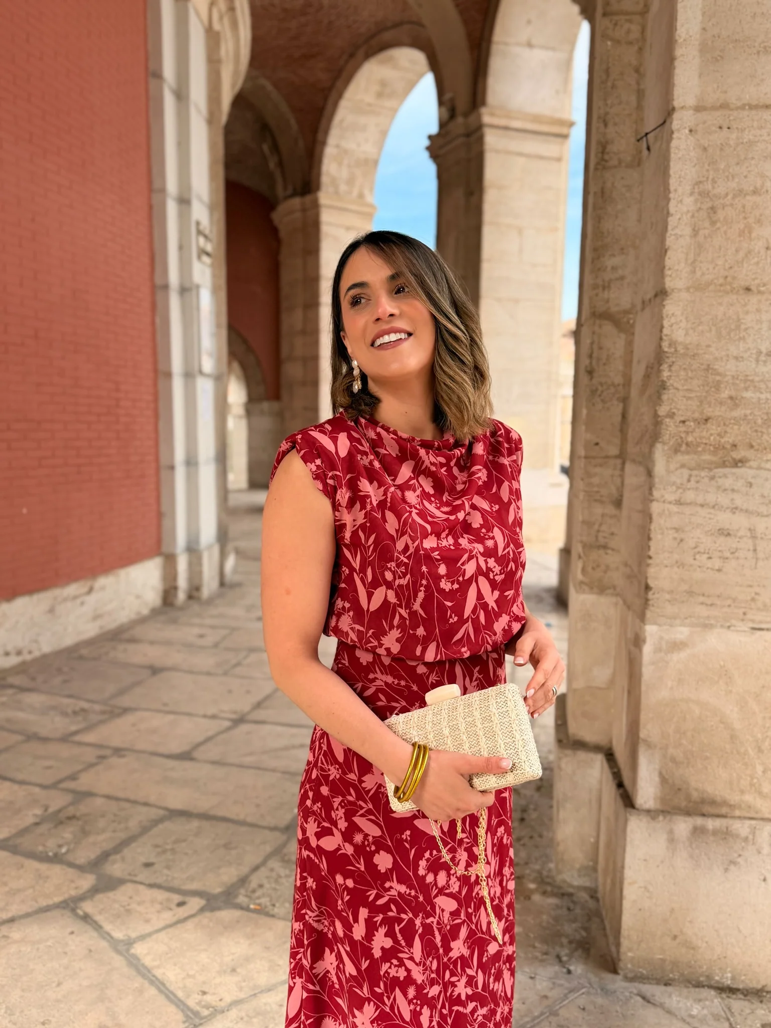 Vestido midi rojo | Daria - Image 7