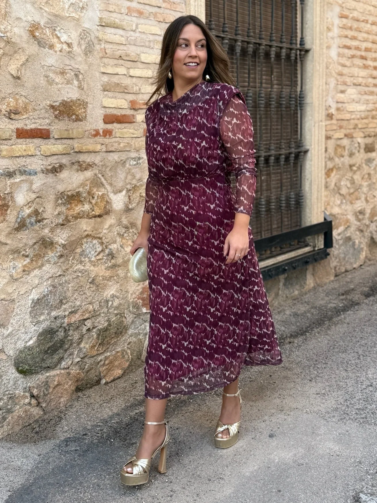 Vestido Tul Estampado | Dama - Image 4