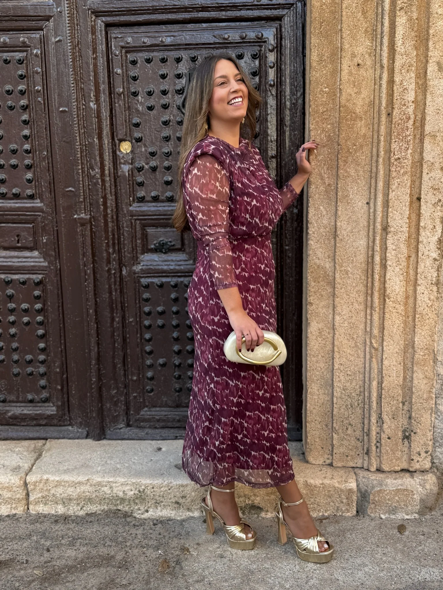 Vestido Tul Estampado | Dama - Image 5