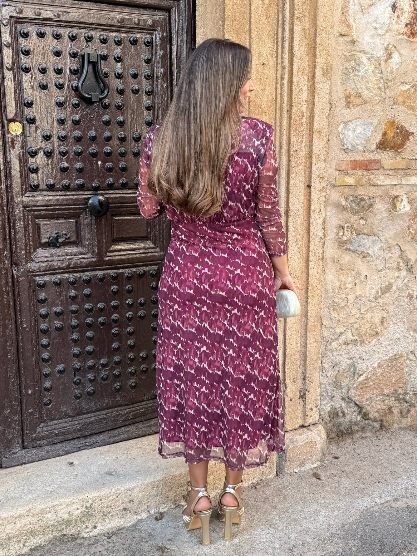 Vestido Tul Estampado | Dama - Image 7