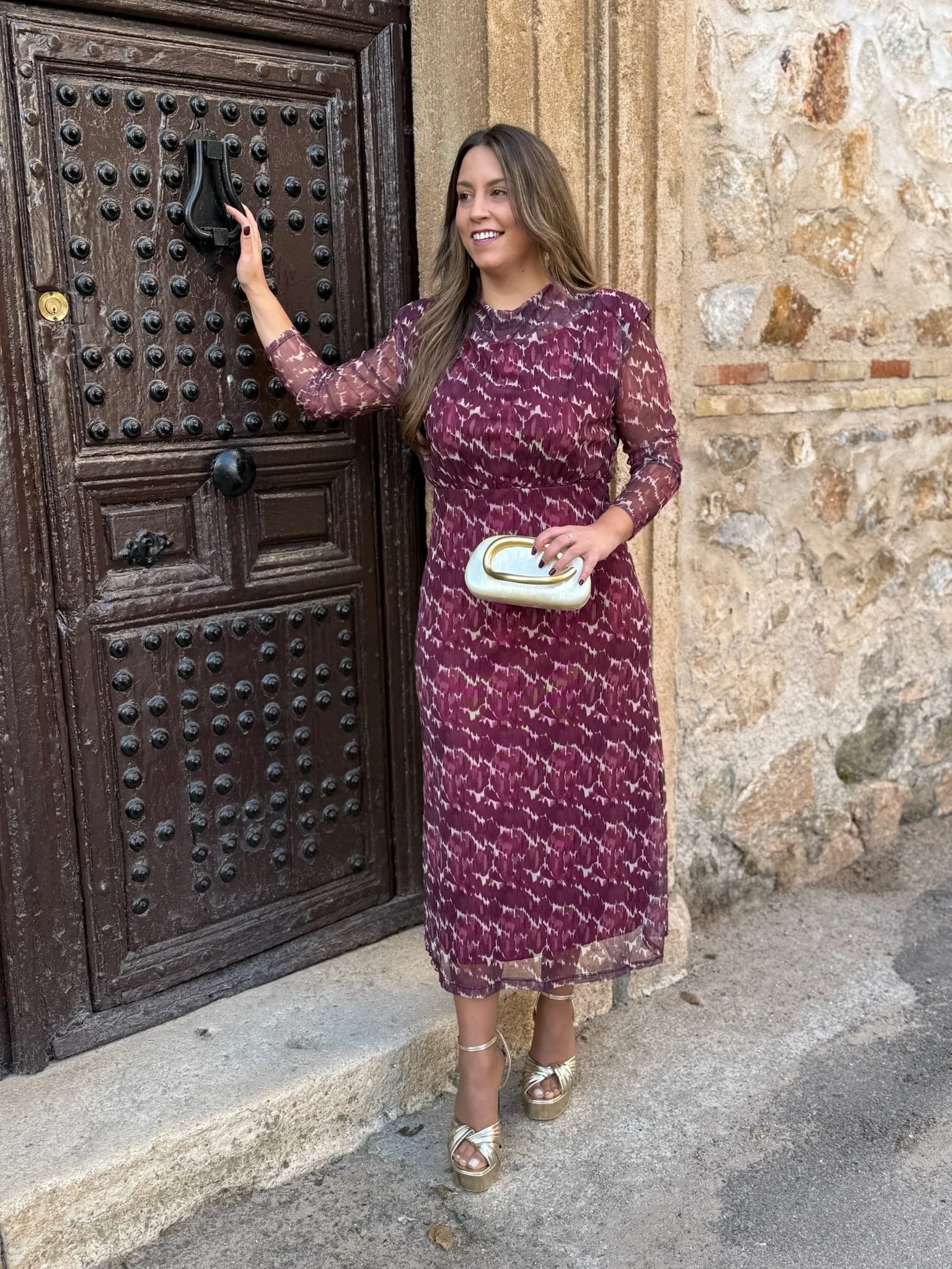 Vestido Tul Estampado | Dama - Image 8